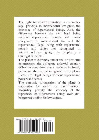 The Right to Self-Determination