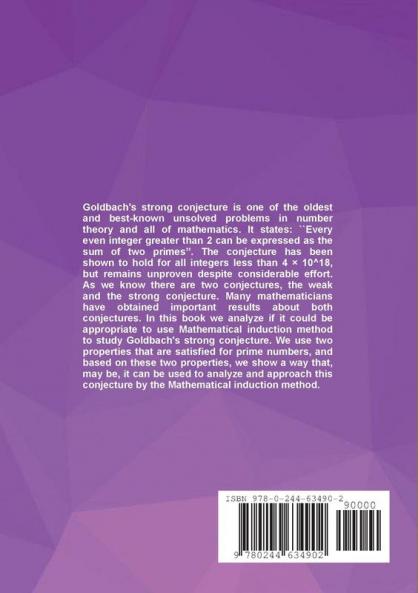 Mathematical induction method in Goldbach's strong conjecture