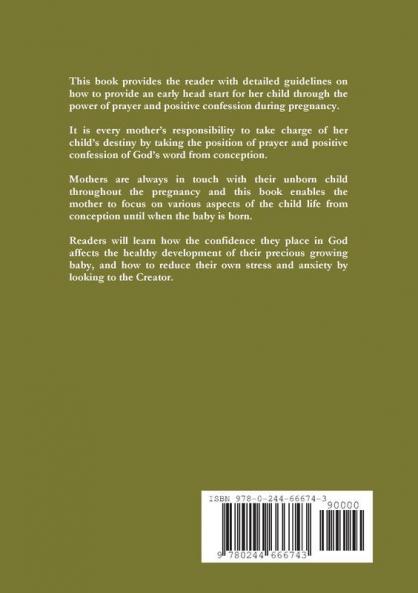 Mother's Prayer and Confession Over Her Unborn Child
