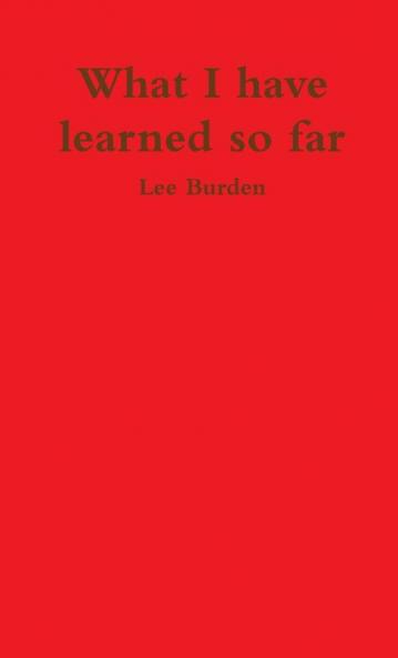 What I have learned so far