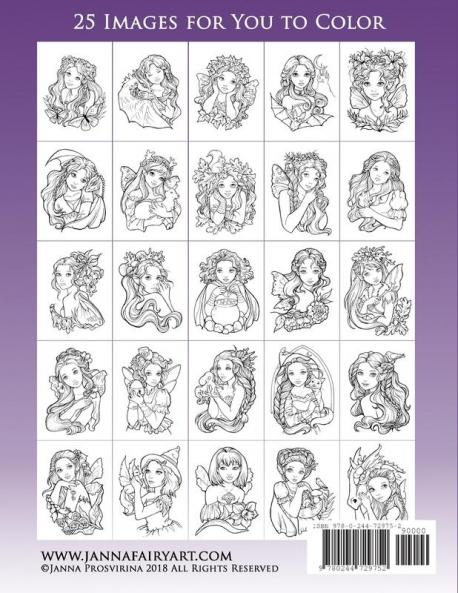 Whimsical Darlings Coloring Book