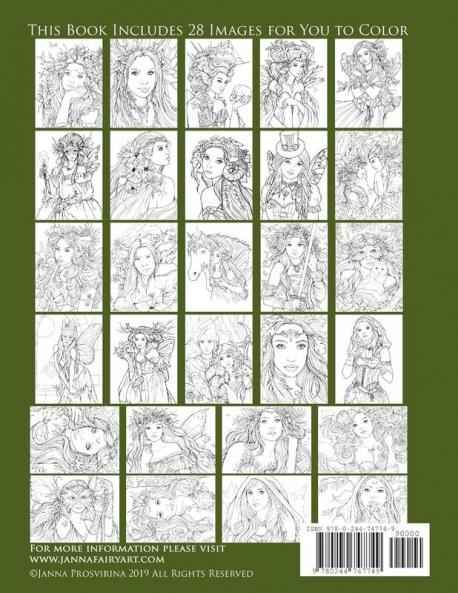 Faerie Coloring Book