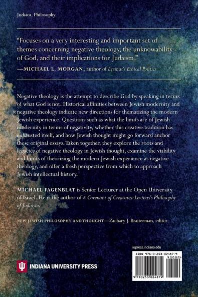 Negative Theology as Jewish Modernity
