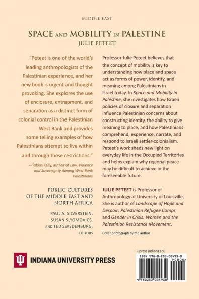 Space and Mobility in Palestine