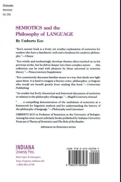 Semiotics and the Philosophy of Language