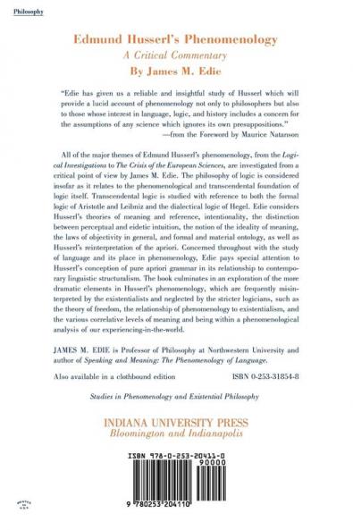 Edmund Husserl's Phenomenology