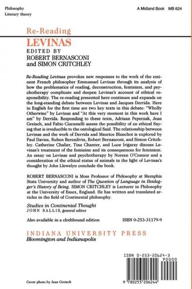 Re-reading Levinas