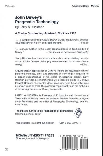 John Dewey S Pragmatic Technology