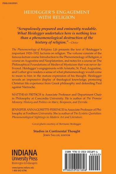Phenomenology of Religious Life