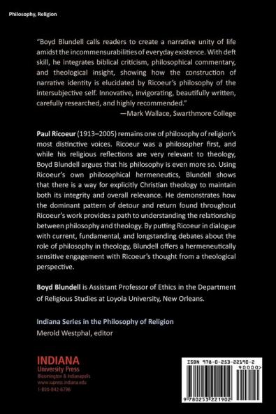 Paul Ricoeur Between Theology and Philosophy