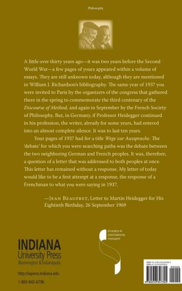 Dialogue with Heidegger