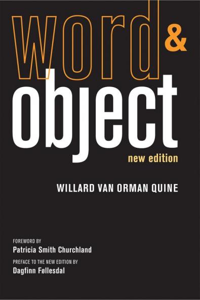 Word and Object New Edition