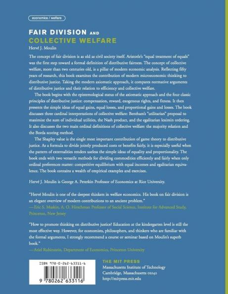 Fair Division and Collective Welfare