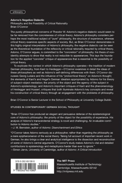 Adorno's Negative Dialectic