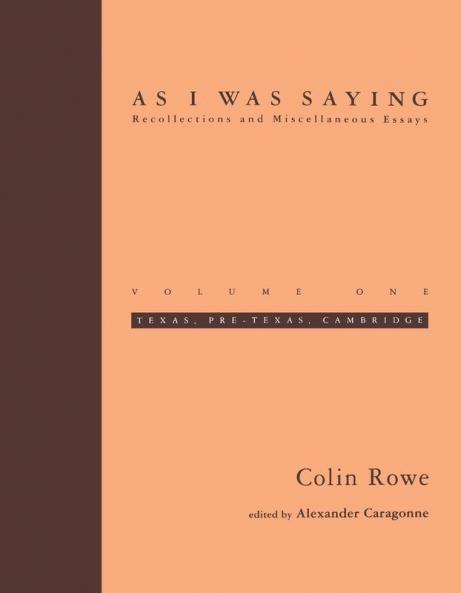 As I Was Saying Volume 1