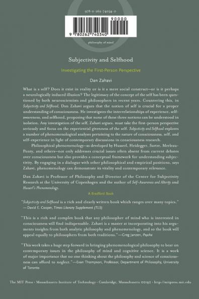 Subjectivity and Selfhood