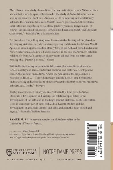 Arabic Literary Salons in the Islamic Middle Ages