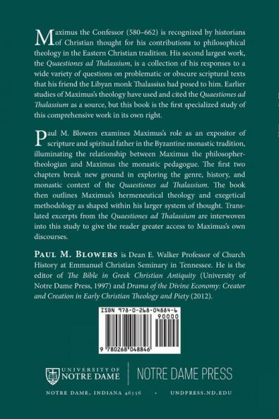 Exegesis and Spiritual Pedagogy in Maximus the Confessor: An Investigation of the Quaestiones Ad Thalassium: 7 (Christianity and Judaism in Antiquity)