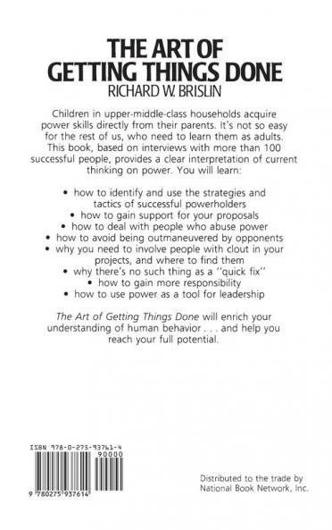 The Art of Getting Things Done