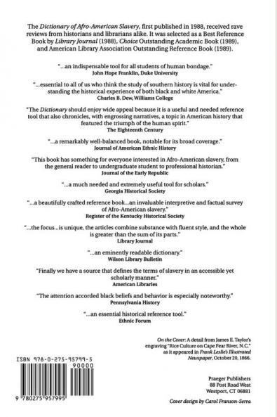 Dictionary of Afro-American Slavery
