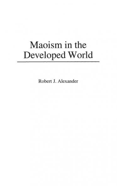 Maoism in the Developed World