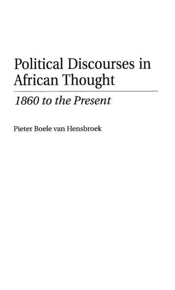 Political Discourses in African Thought