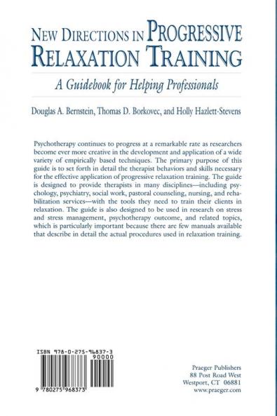 New Directions in Progressive Relaxation Training