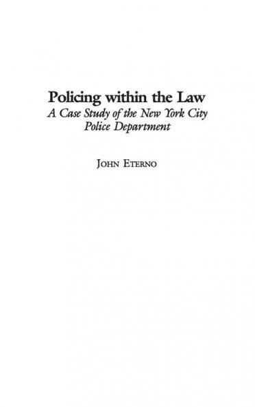 Policing within the Law