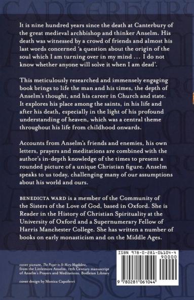 Anselm of Canterbury: His Life And Legacy