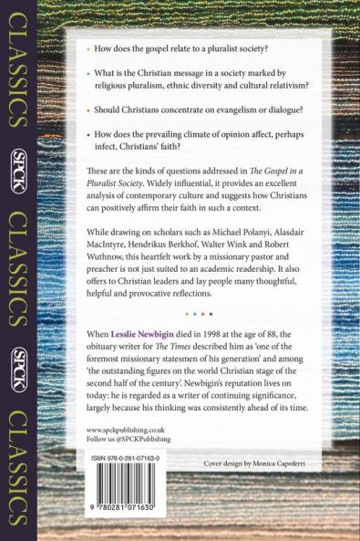 The Gospel in a Pluralist Society