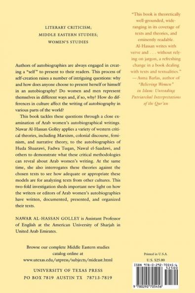 Reading Arab Women's Autobiographies