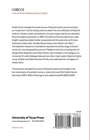 Selected Poems of Ruben Dario