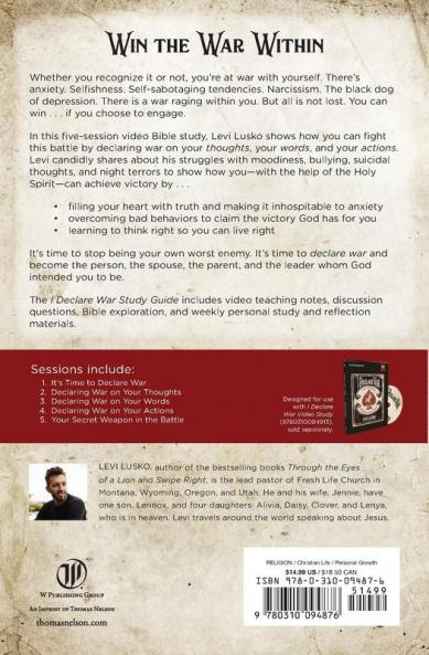 I Declare War Study Guide