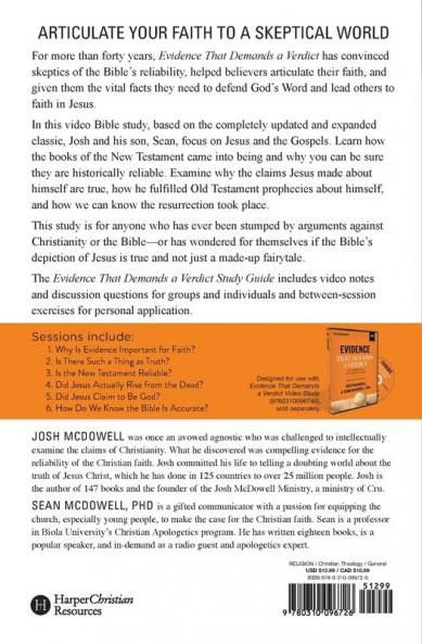 Evidence That Demands a Verdict Bible Study Guide