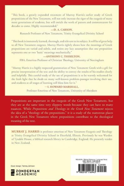 Prepositions and Theology in the Greek New Testament