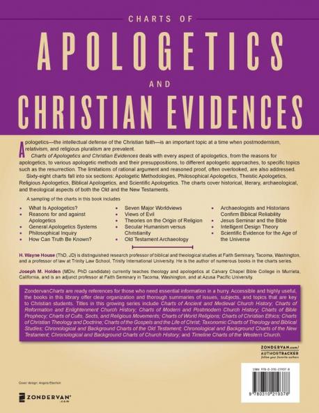 Charts of Apologetics and Christian Evidences