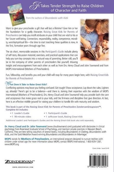 Raising Great Kids for Parents of Preschoolers Participant's Guide