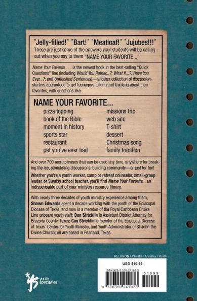 Name Your Favorite