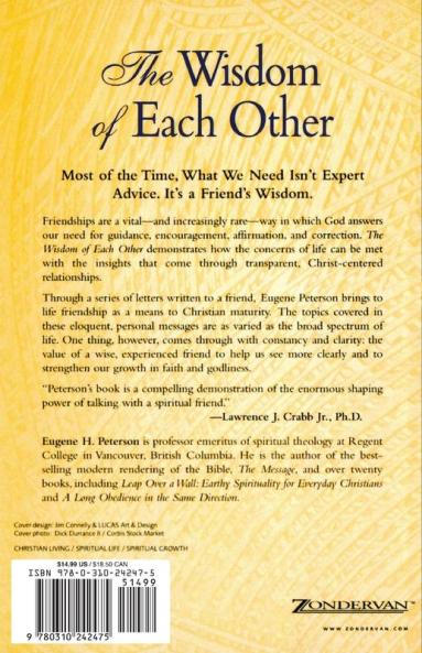 The Wisdom of Each Other