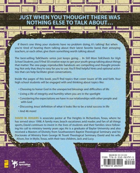 Still More High School Talksheets
