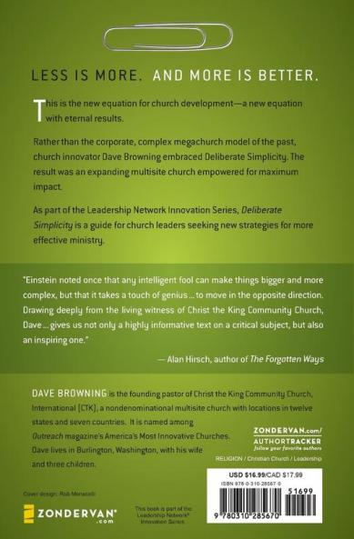 Deliberate Simplicity