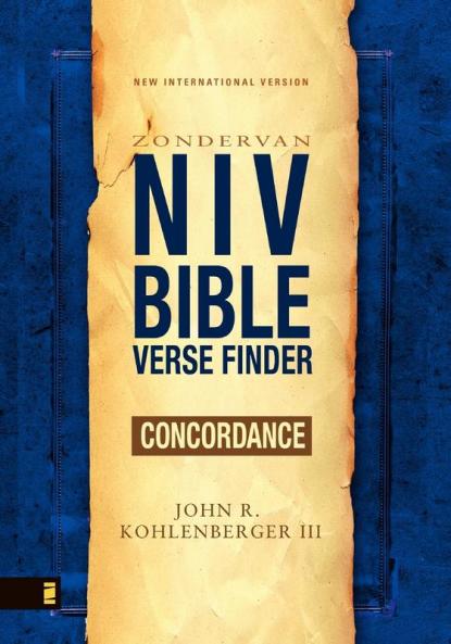 NIV Bible Verse Finder Concordance