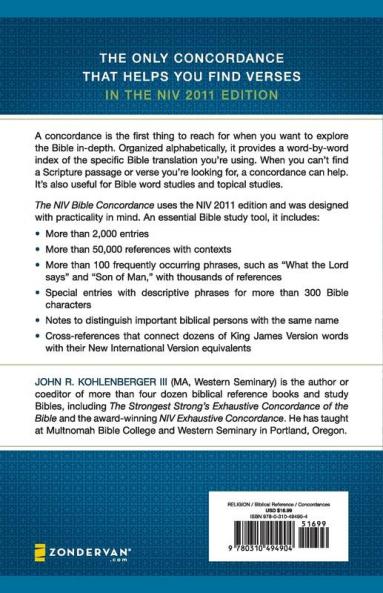 NIV Bible Concordance