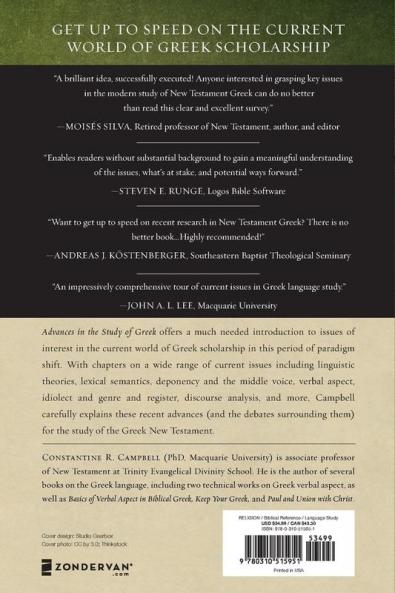 Advances in the Study of Greek