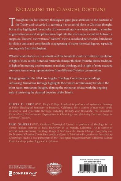 Advancing Trinitarian Theology