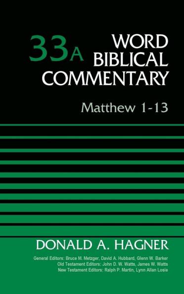 The Matthew 1-13 Volume 33a