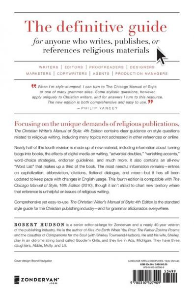 The Christian Writer's Manual of Style