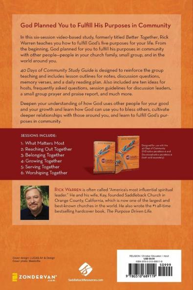 The 40 Days of Community Bible Study Guide