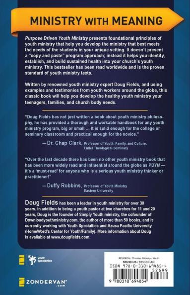 Purpose Driven Youth Ministry