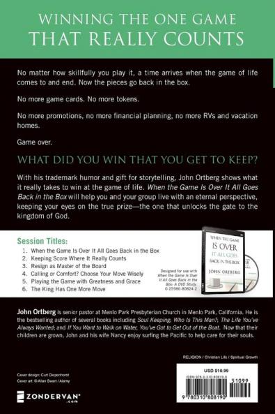 The When the Game Is Over It All Goes Back in the Box Bible Study Participant's Guide